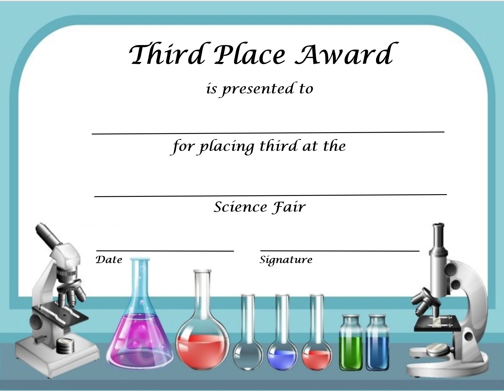 10 Science Fair 3rd Place Award Certificates Bell 2 Bell Worksheets Library 10 Science Fair 3rd Place Award Certificates Bell 2 Bell Worksheets Library