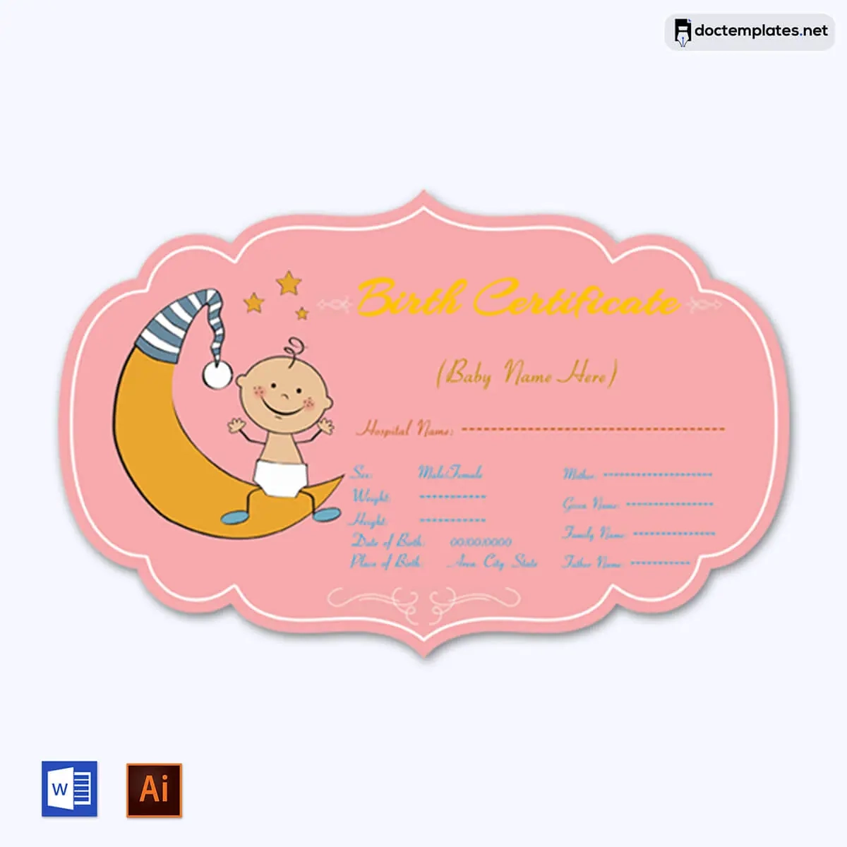 Printable Baby Certificates Pinterest Printable Baby Certificates Pinterest