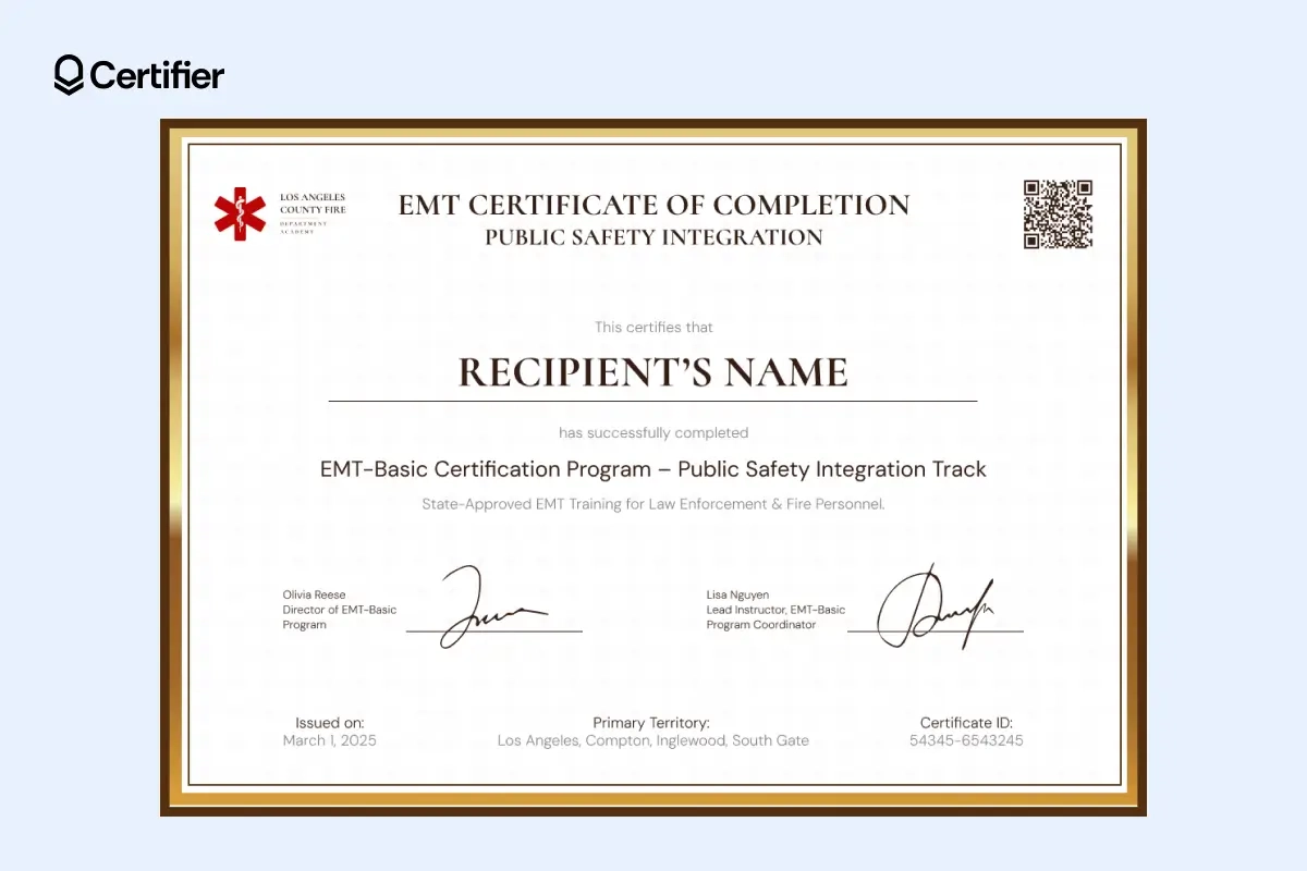Nremt Printable Certificates Nremt Printable Certificates