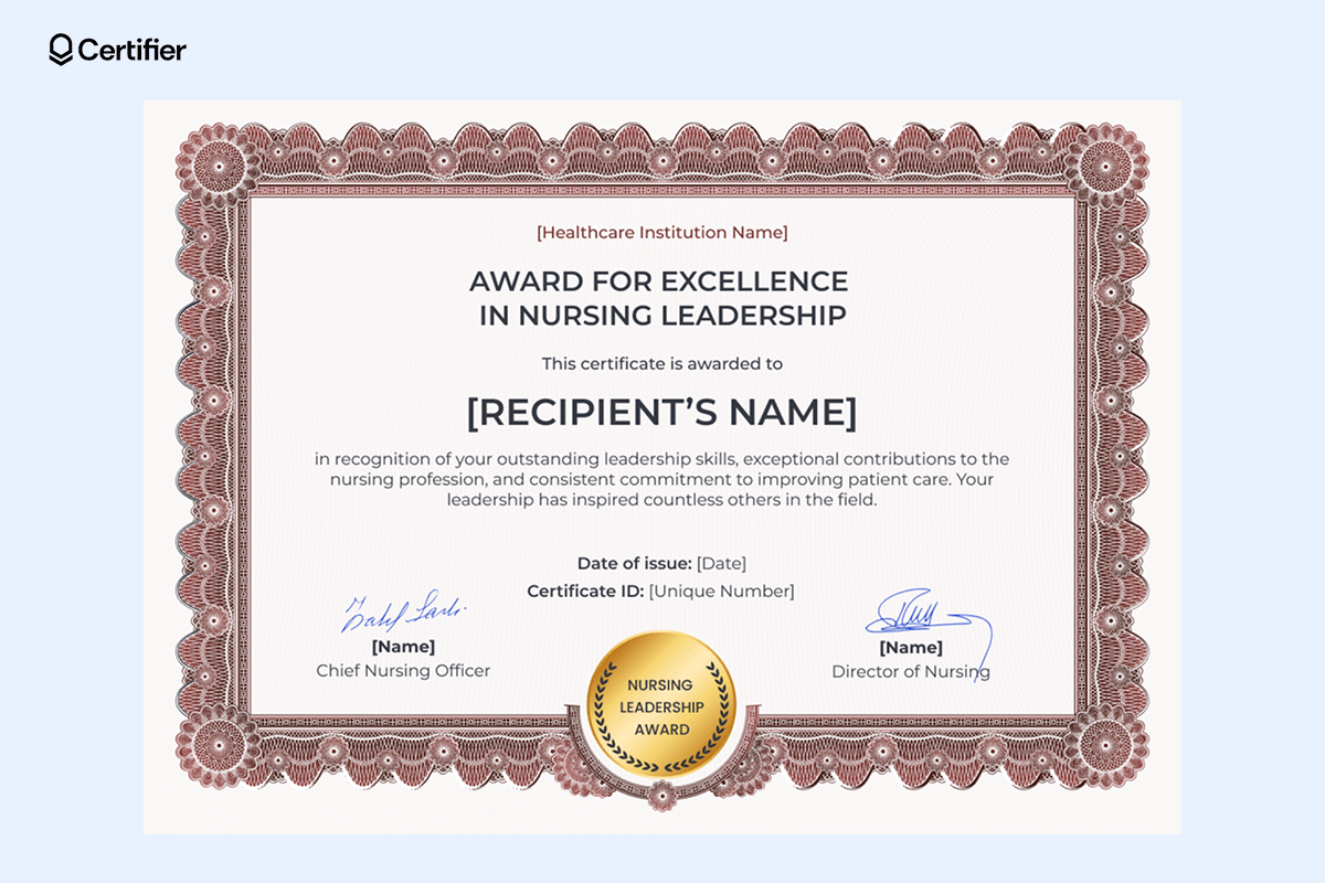 Free Printable Cna Certificate Template Free Printable Cna Certificate Template