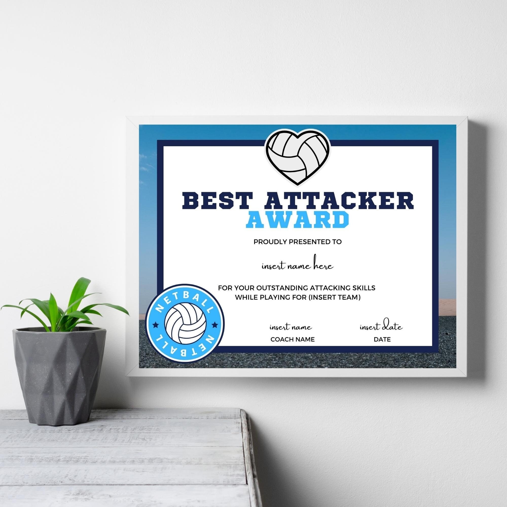 Free Printable Netball Awards Certificates