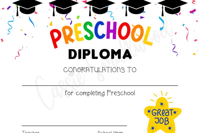I Need Free Printable Graduation Certificates