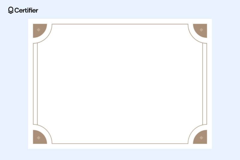 Printable Blank Certificate Borders