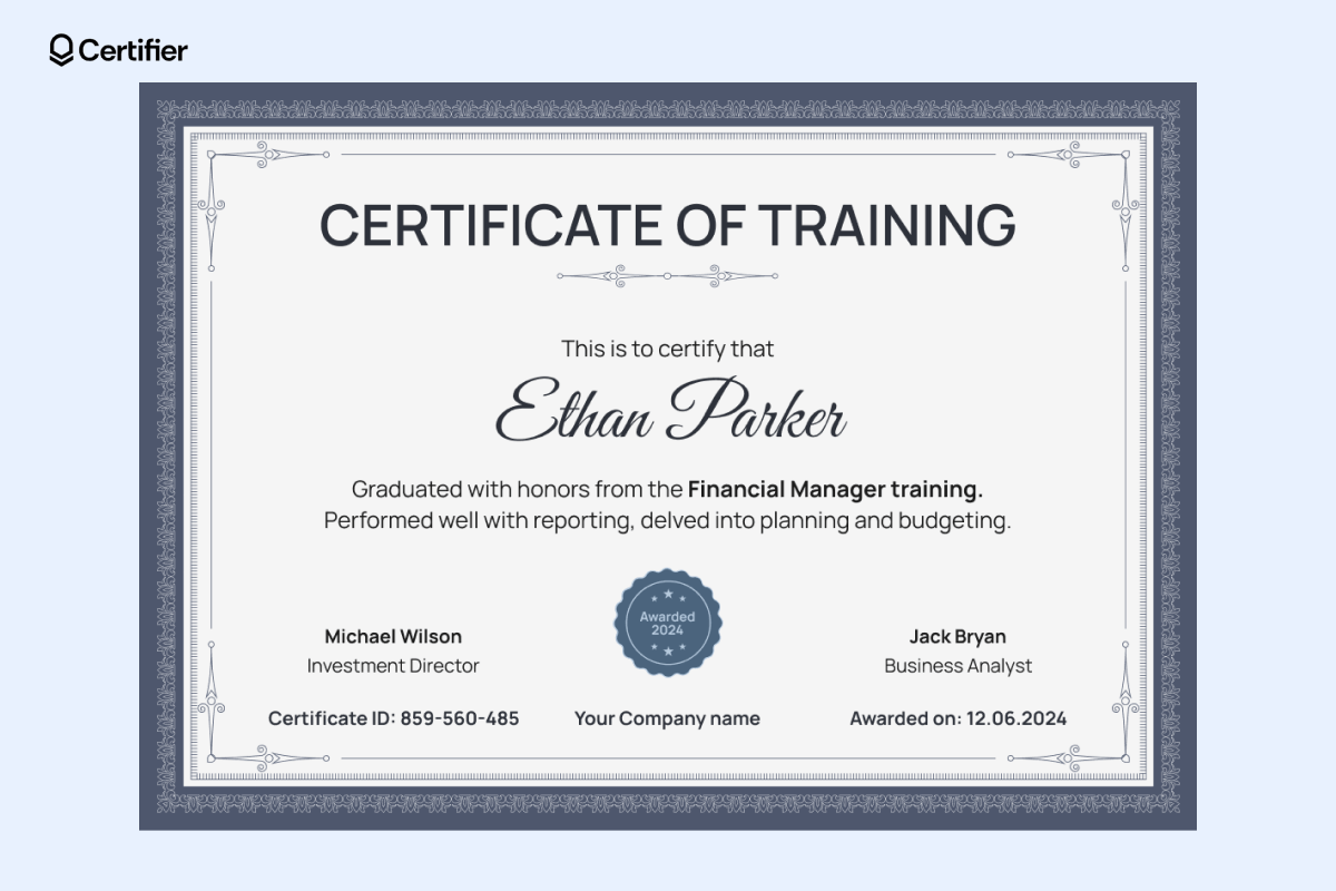 35 Free Training Certificate Templates To Use In 2026 35 Free Training Certificate Templates To Use In 2026