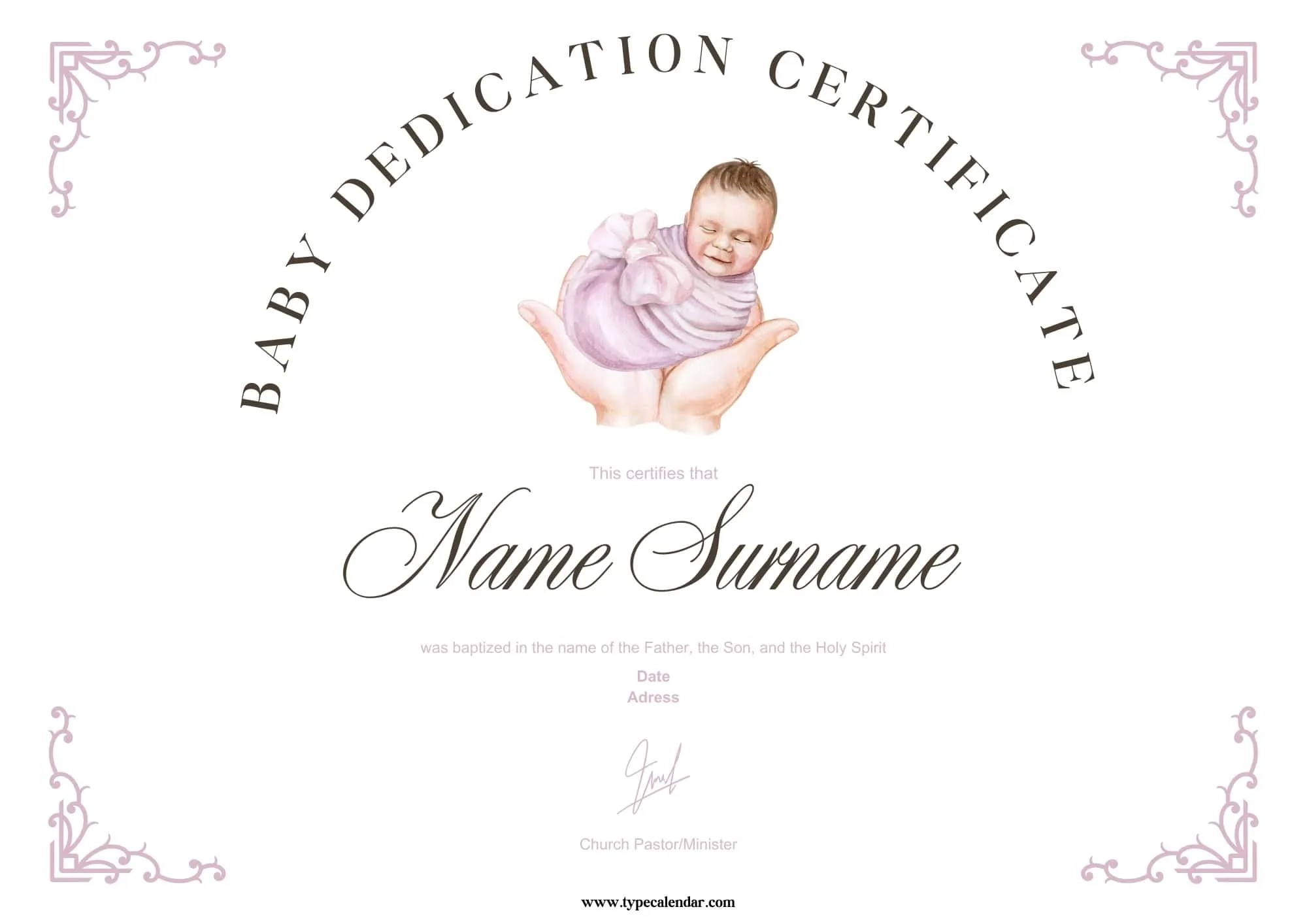 Free Printable Child Dedication Certificates Free Printable Child Dedication Certificates