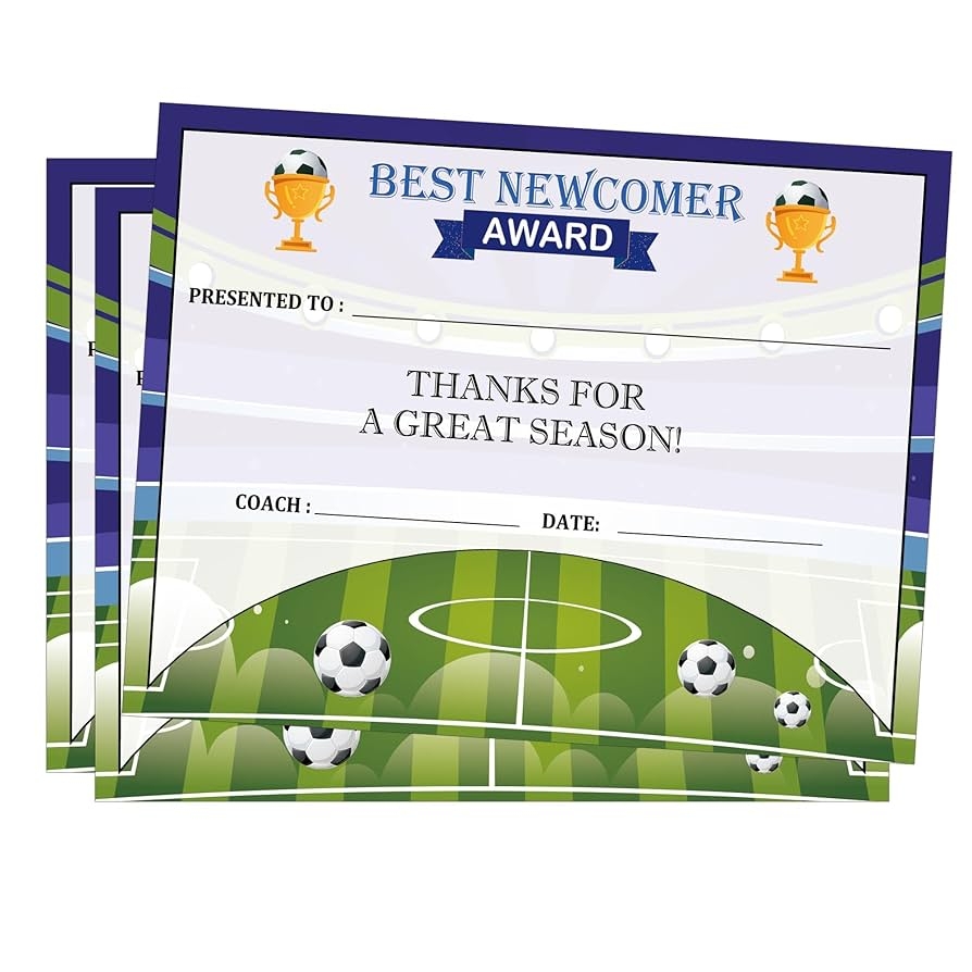 Printable Soccer Award Certificates Printable Soccer Award Certificates