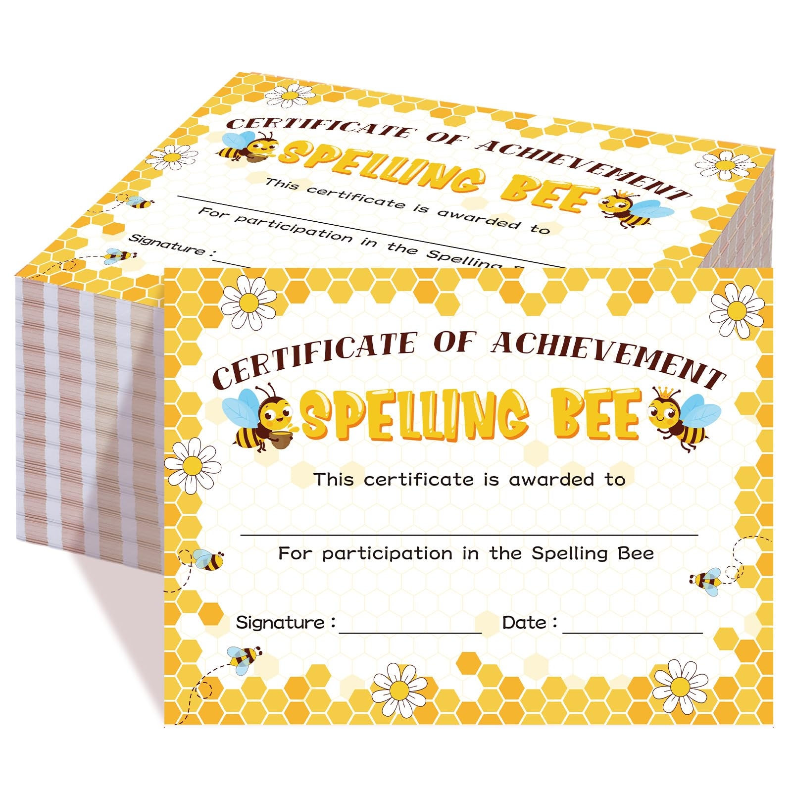 Spelling Bee Certificate Printable