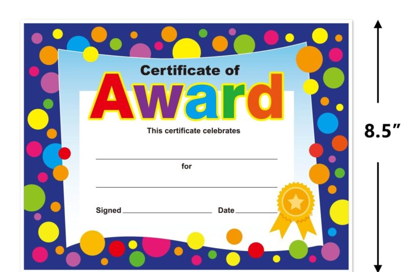 Free Printable Awards And Certificates