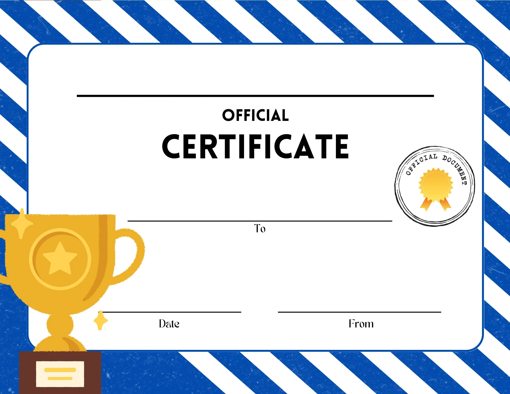 Printable Winner Certificate Printable Winner Certificate