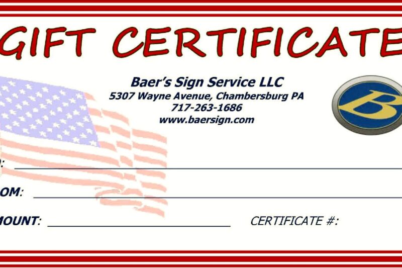 Savings Bond Gift Certificate Printable