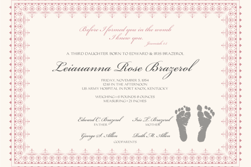 Kentucky Birth Certificate Application Printable