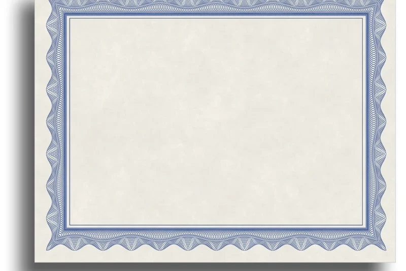 Printable Blank Certificate With Boarders