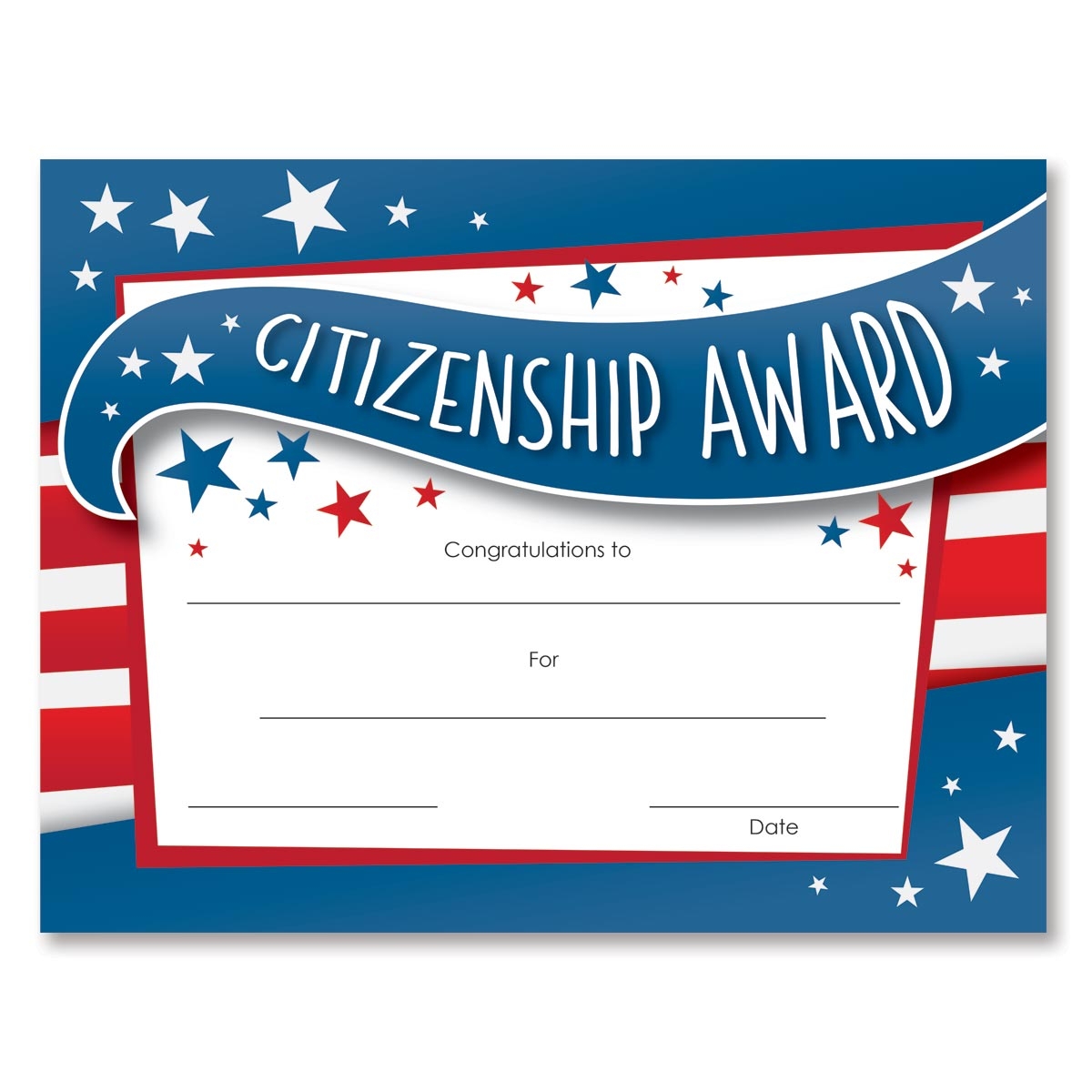 Blue Citizenship Award Certificates Pack It s Elementary