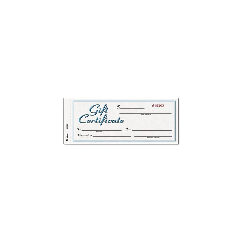 Business Gift Certificate Templates Staples