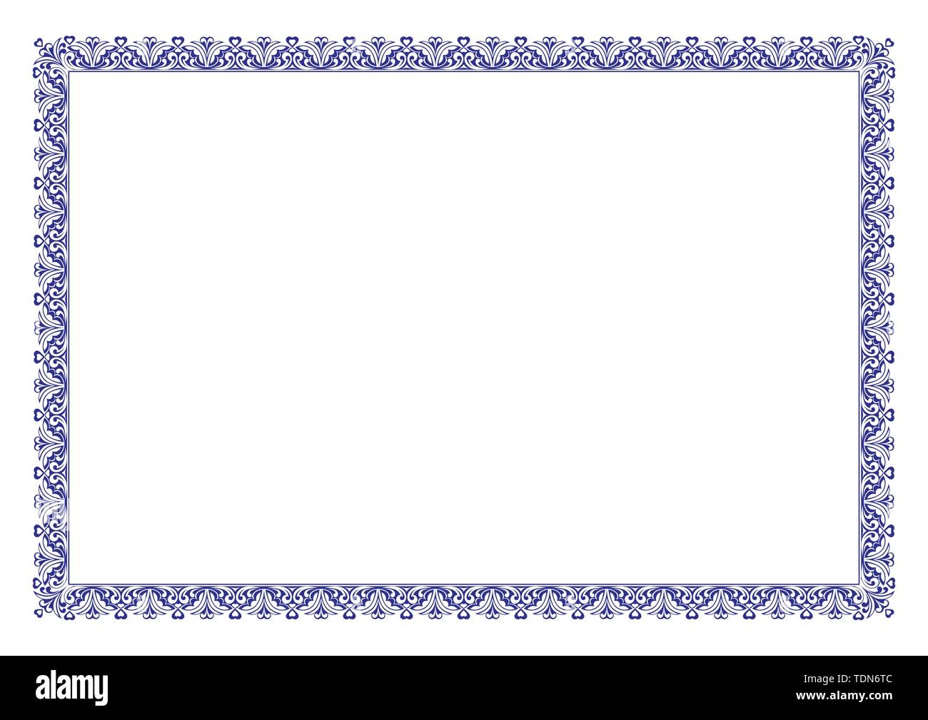 Printable Blank Certificate Borders