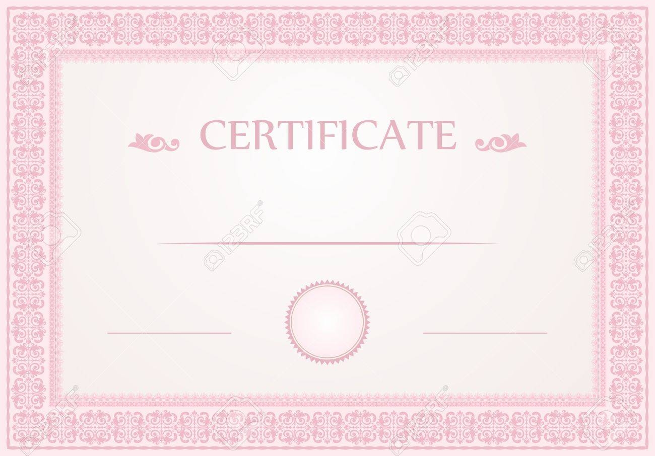 Freee Printables Pink Certificates Templates Freee Printables Pink Certificates Templates