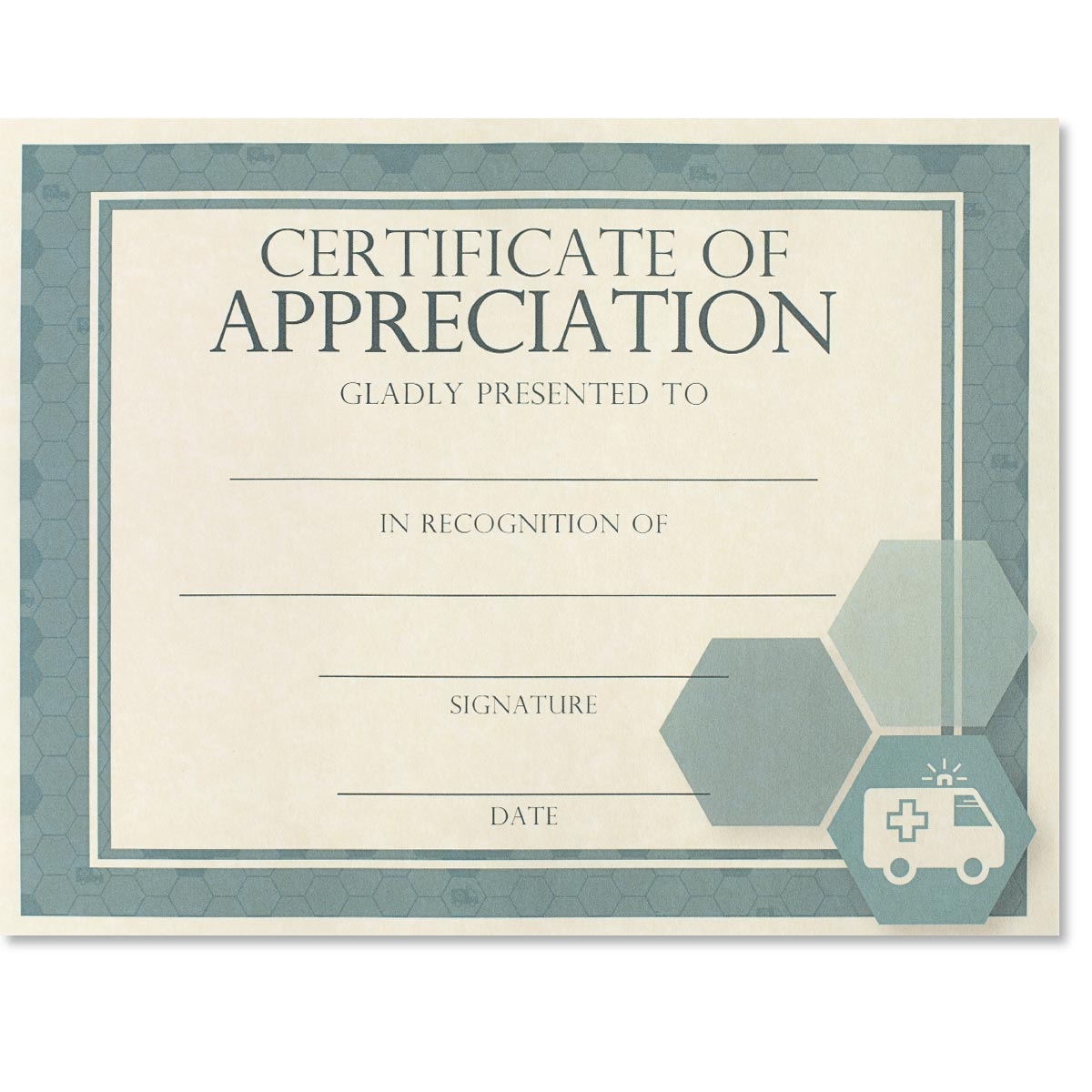 Certificate Of Appreciation For Essential Emergency Workers Paper Direct Certificate Of Appreciation For Essential Emergency Workers Paper Direct