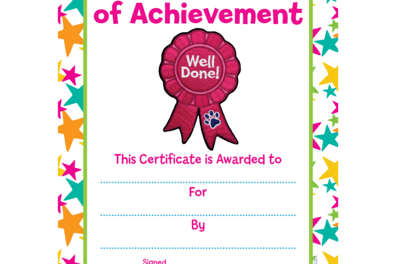 Free Printable Well Done Certificates
