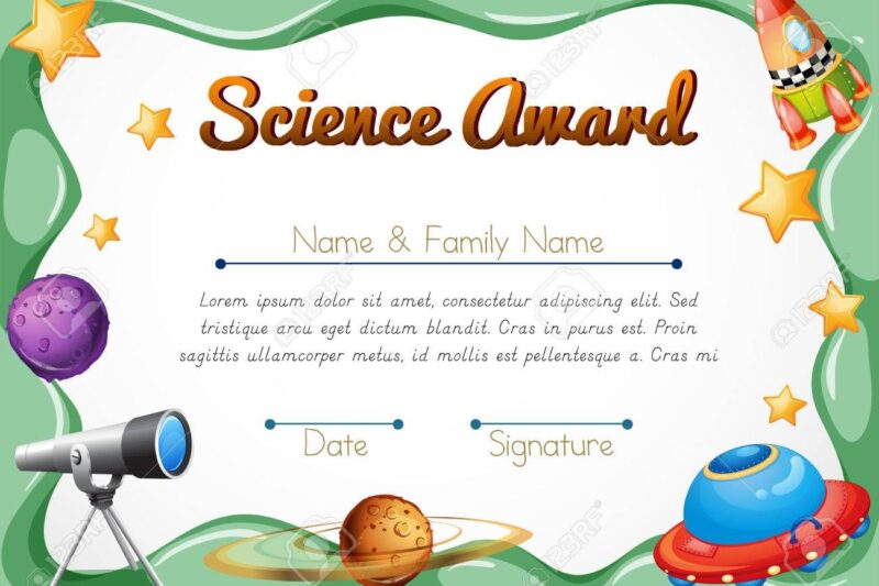 Free Printable Science Certificate For Kids