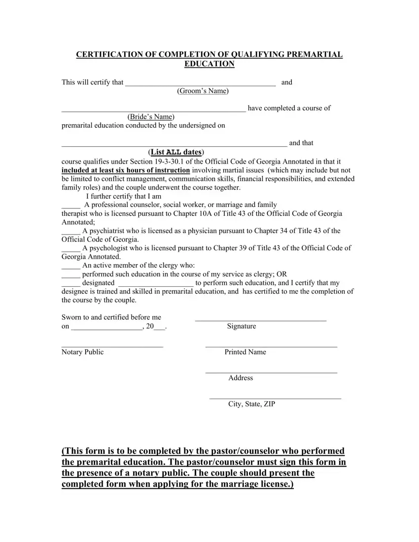 Completion Of Marriage Form Fill Out Printable PDF Forms Completion Of Marriage Form Fill Out Printable PDF Forms