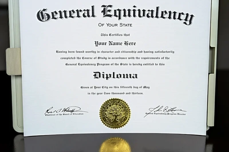 Fake Ged Printable Certificate