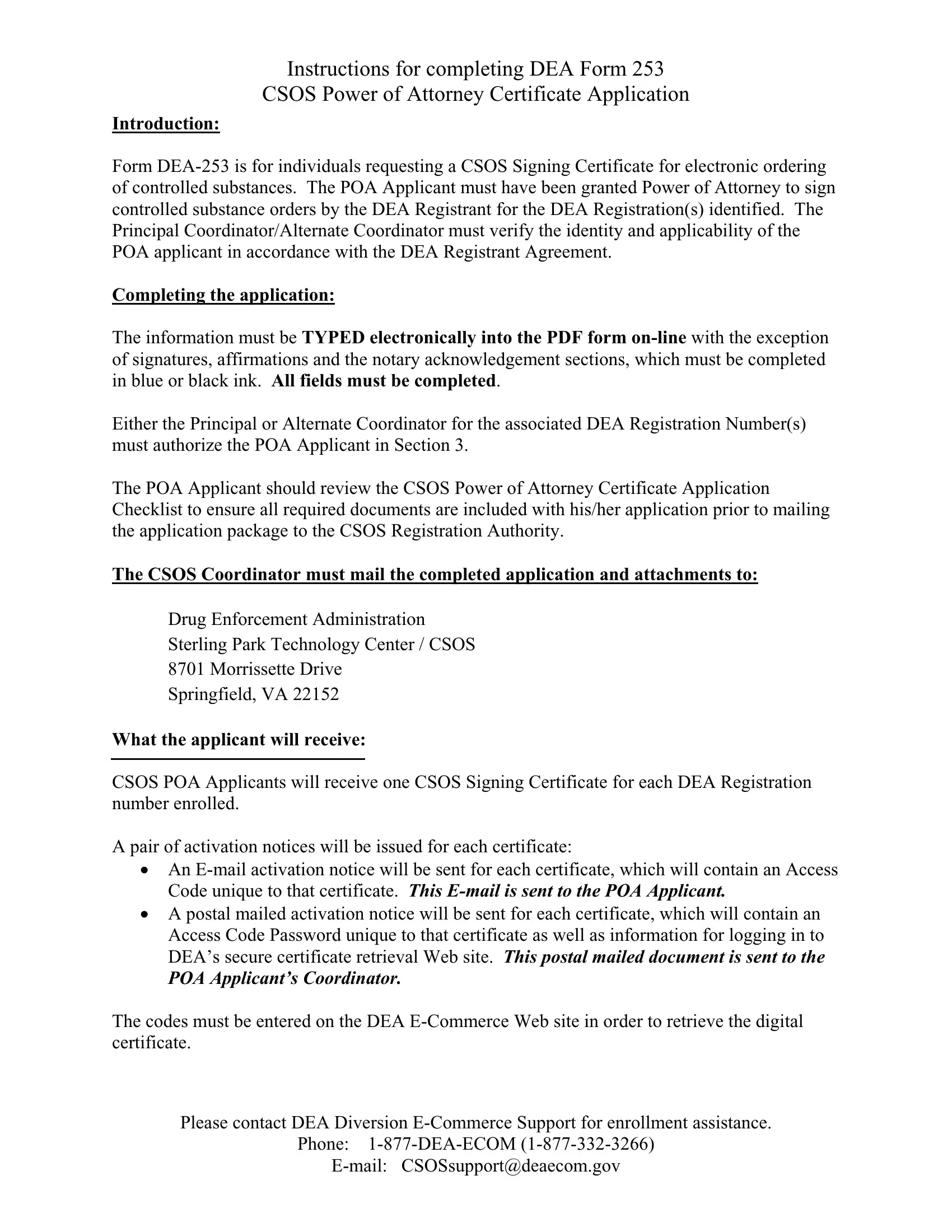 Printable Dea Certificate