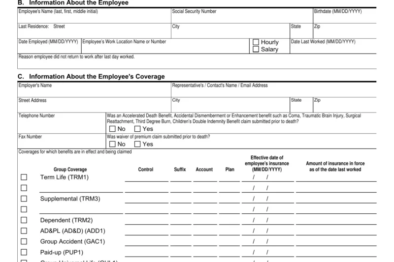 Printable Death Certificate Template