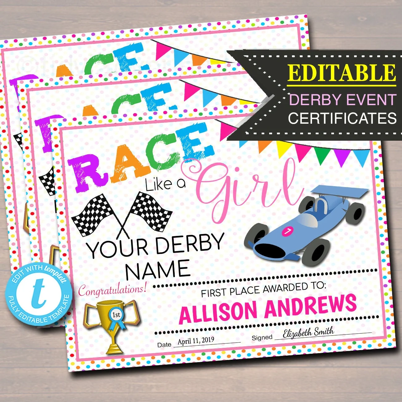 Derby Award Certificates Troop Activity Printable School Activity Gi TidyLady Printables Derby Award Certificates Troop Activity Printable School Activity Gi TidyLady Printables