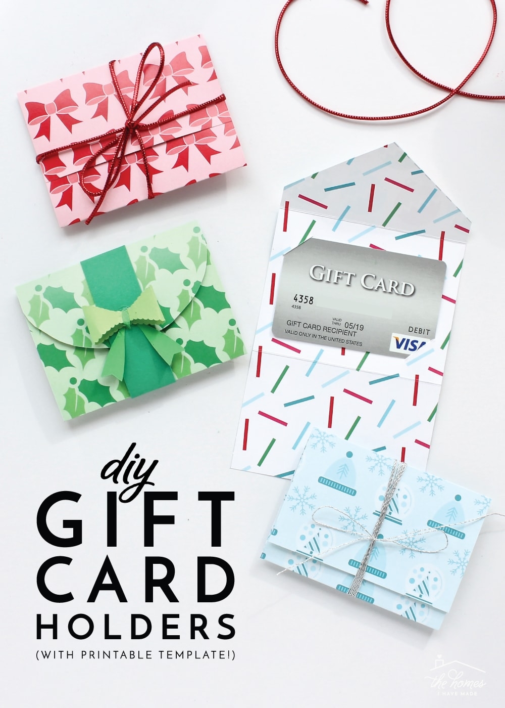 DIY Gift Card Holders with Printable Template The Homes I Have Made DIY Gift Card Holders with Printable Template The Homes I Have Made