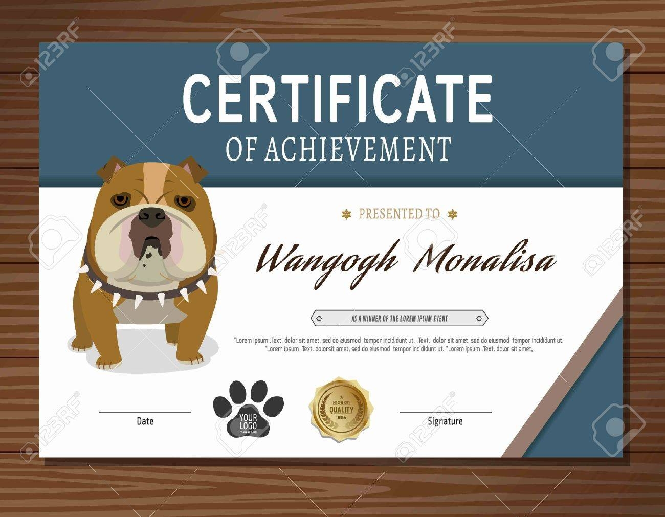 Free Printable Certificates For Dog Shows