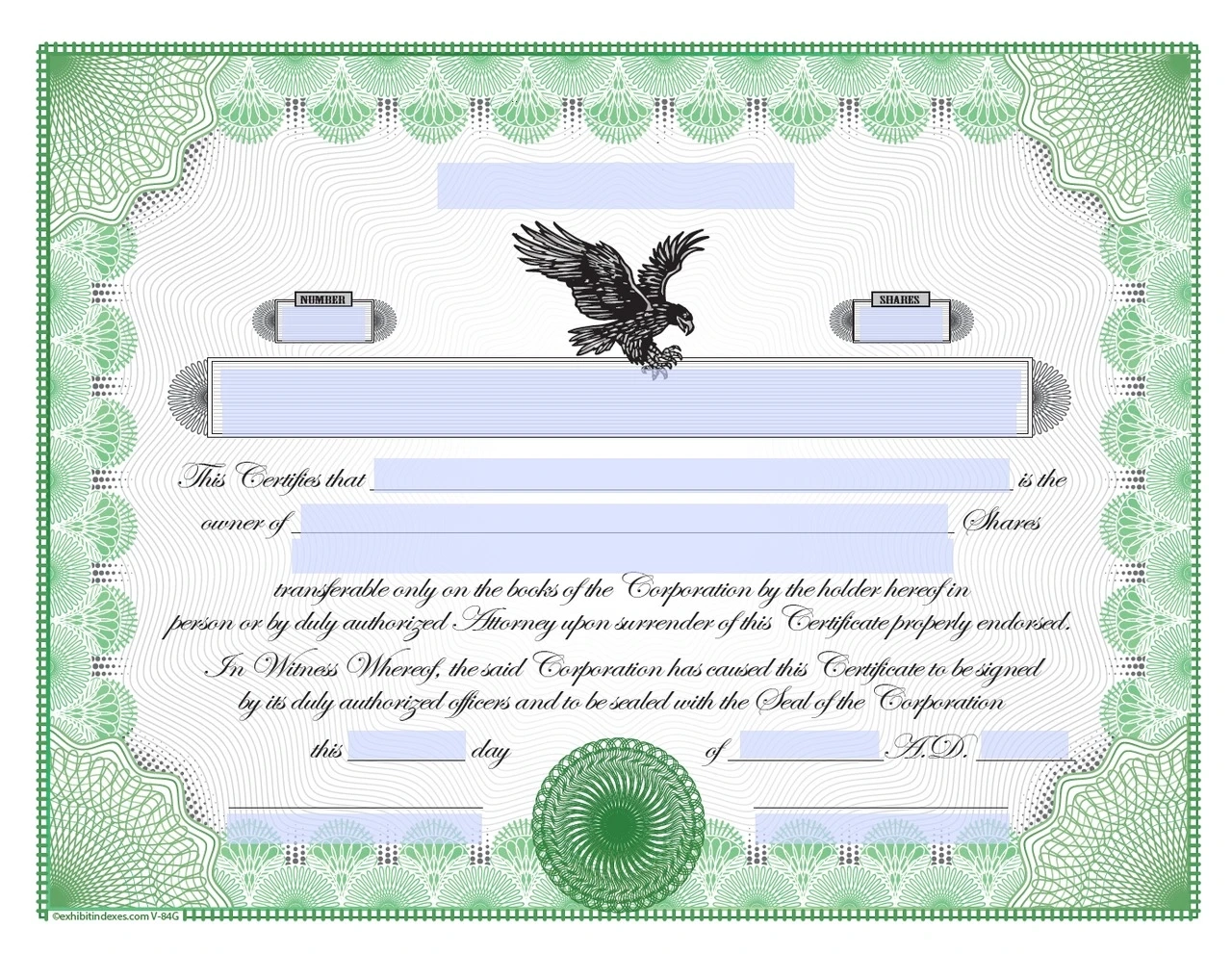 Downloadable Stock Certificates Printable Online Stock Certificates
