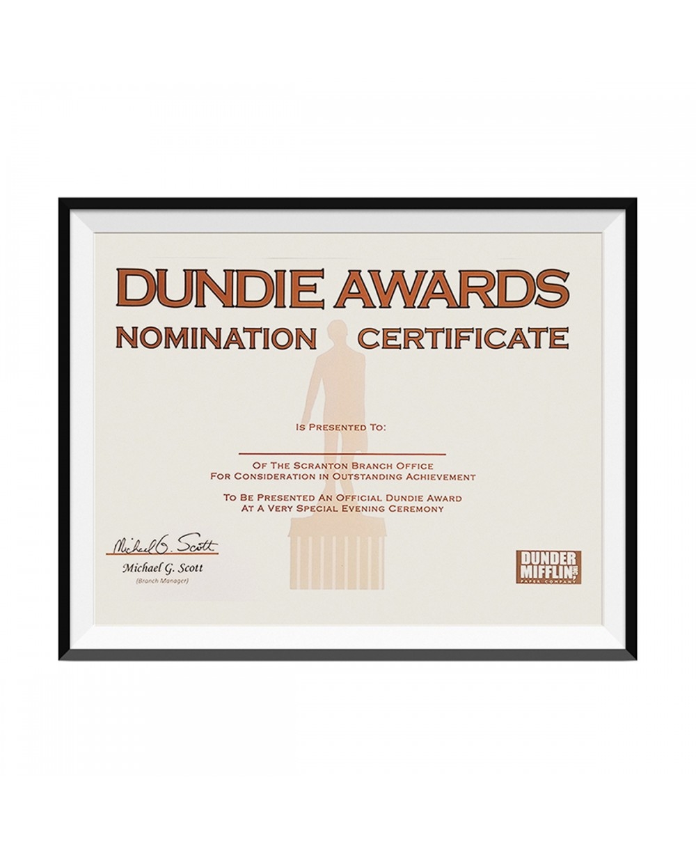 Dundie Award Certificate Printable Dundie Award Certificate Printable