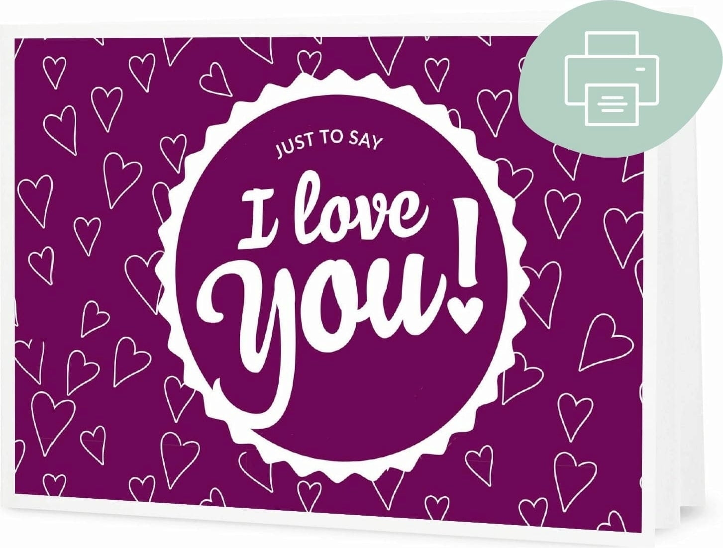 Ecosplendo I Love You Printable Gift Certificate Ecosplendo Online Shop International