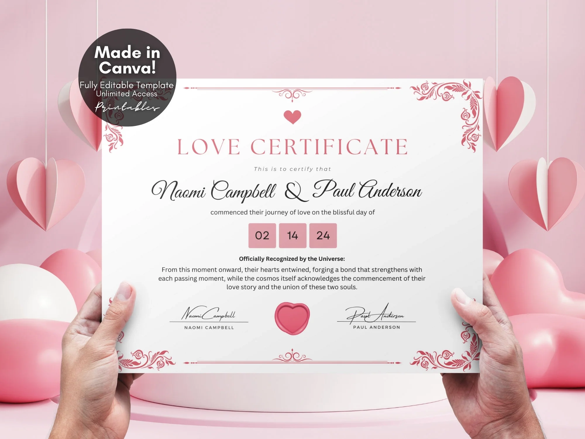 Editable Certificate Of Love Couple Gift Keepsake Personalized Valentines Day Gift DIY Love Certificate Template Romantic Gifts For Her Etsy Editable Certificate Of Love Couple Gift Keepsake Personalized Valentines Day Gift DIY Love Certificate Template Romantic Gifts For Her Etsy