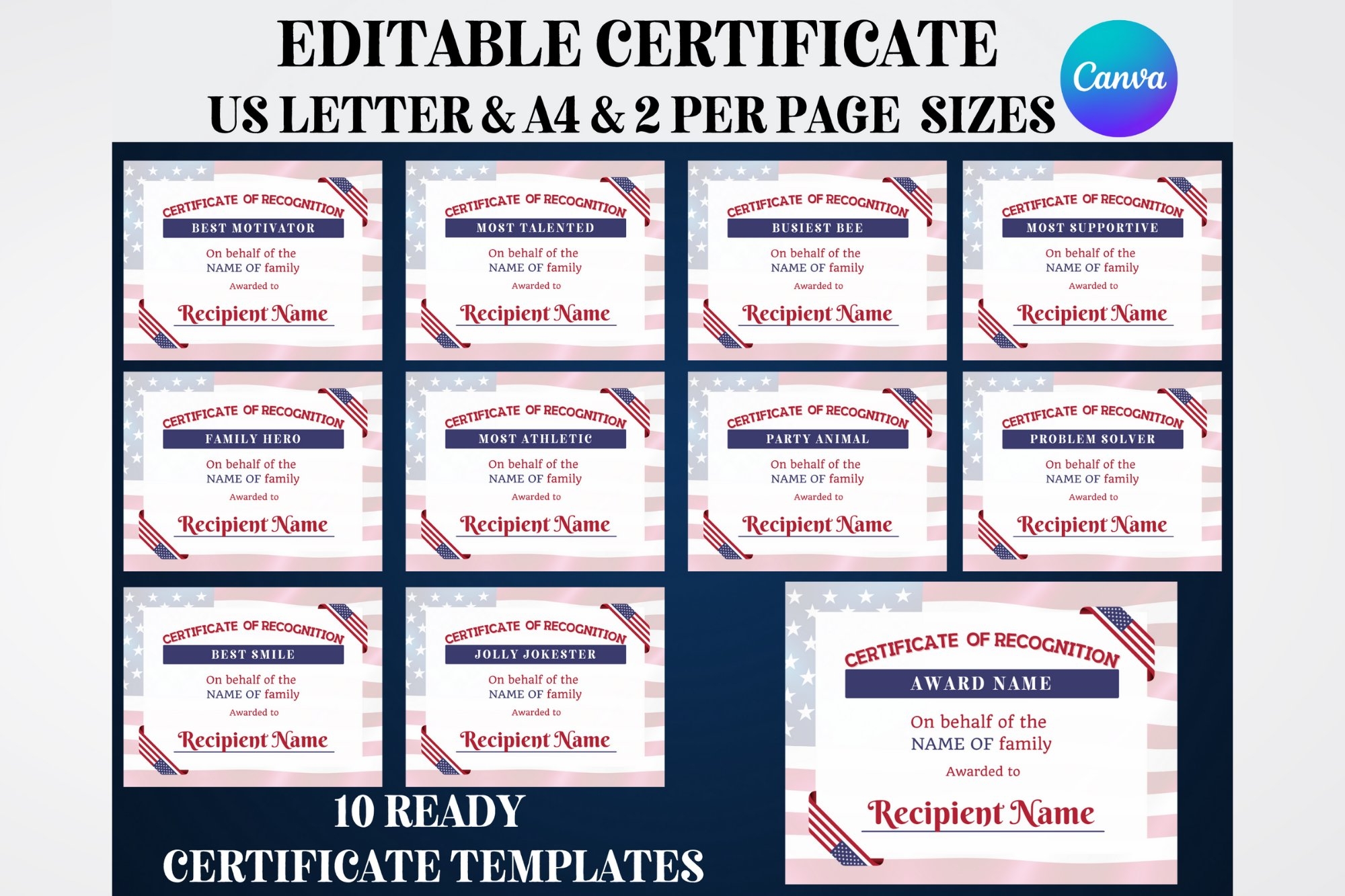 Free Printable Patriotic Certificates