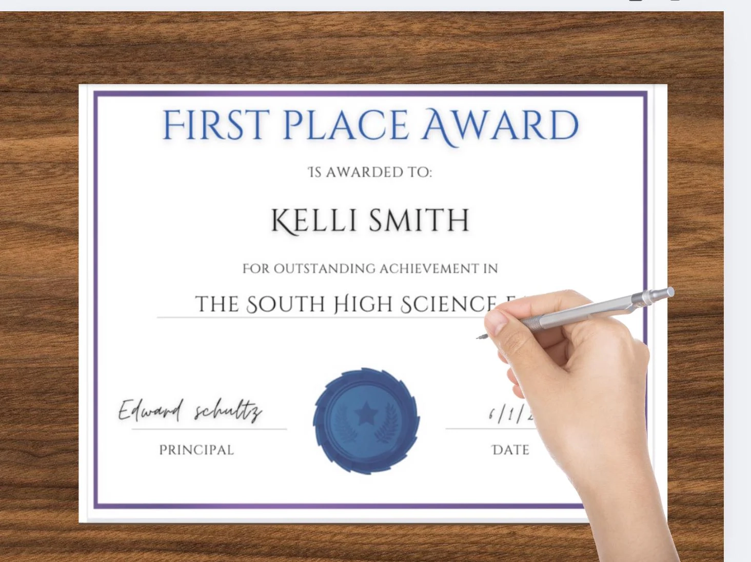 Editable First Place Award Certificate Template printable Trophy Certificate Template For Competitions Sports Or Classroom Rewards Etsy