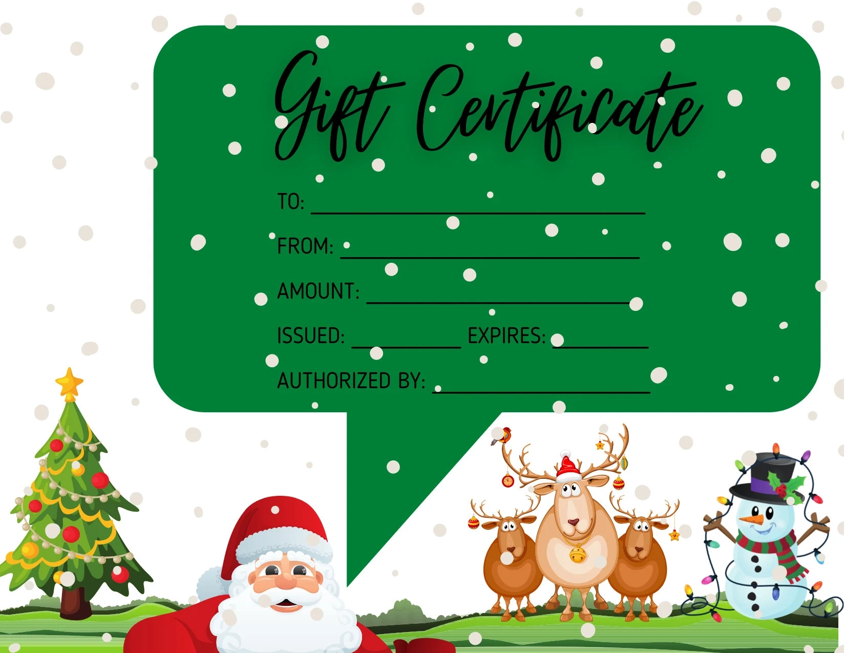 Free Holiday Gift Certificate Templates Printable Free Holiday Gift Certificate Templates Printable