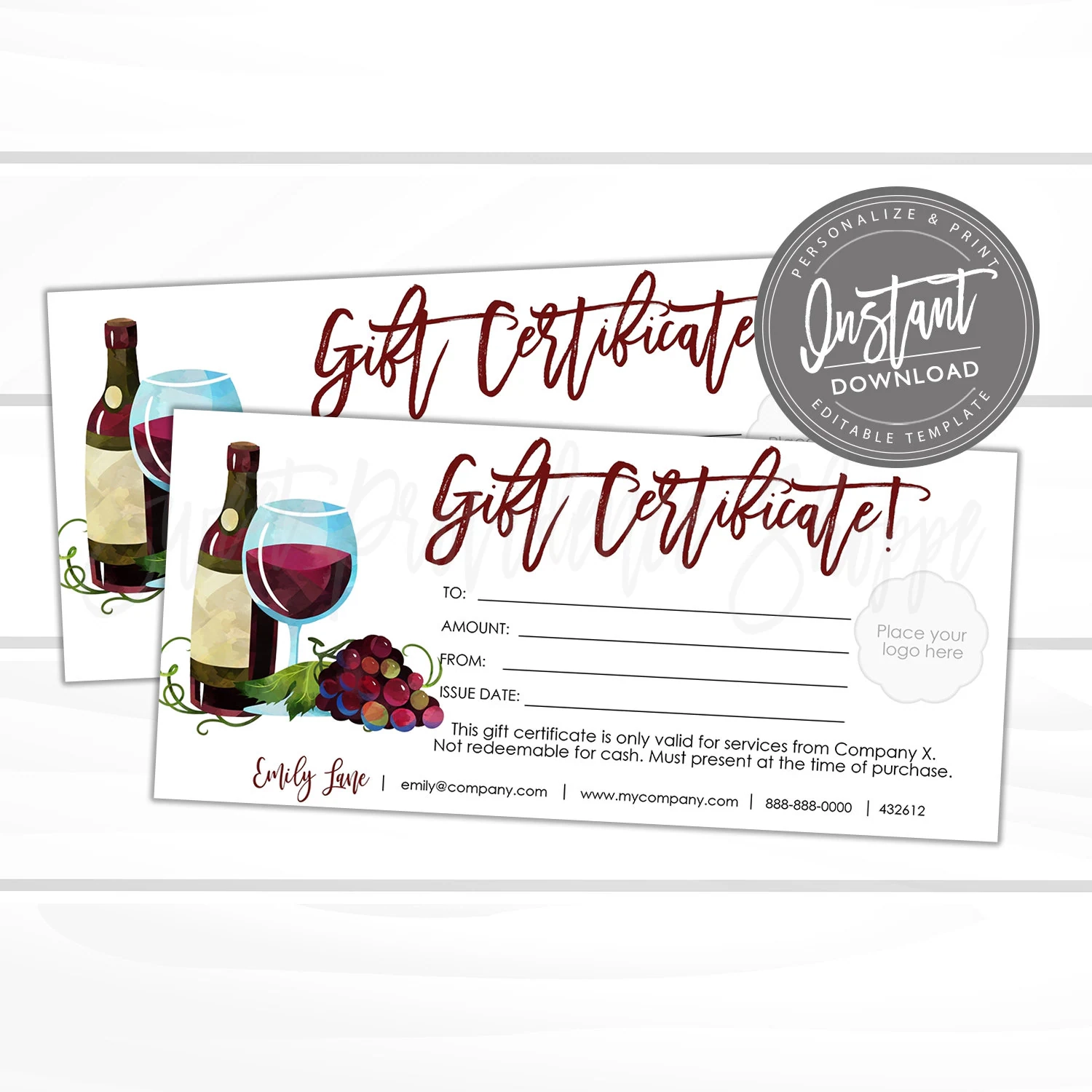 Editable Wine Gift Certificate Holiday Printable Gift Voucher Editable Holiday Wine Gift Template Voucher Instant Access Edit Now Etsy Editable Wine Gift Certificate Holiday Printable Gift Voucher Editable Holiday Wine Gift Template Voucher Instant Access Edit Now Etsy
