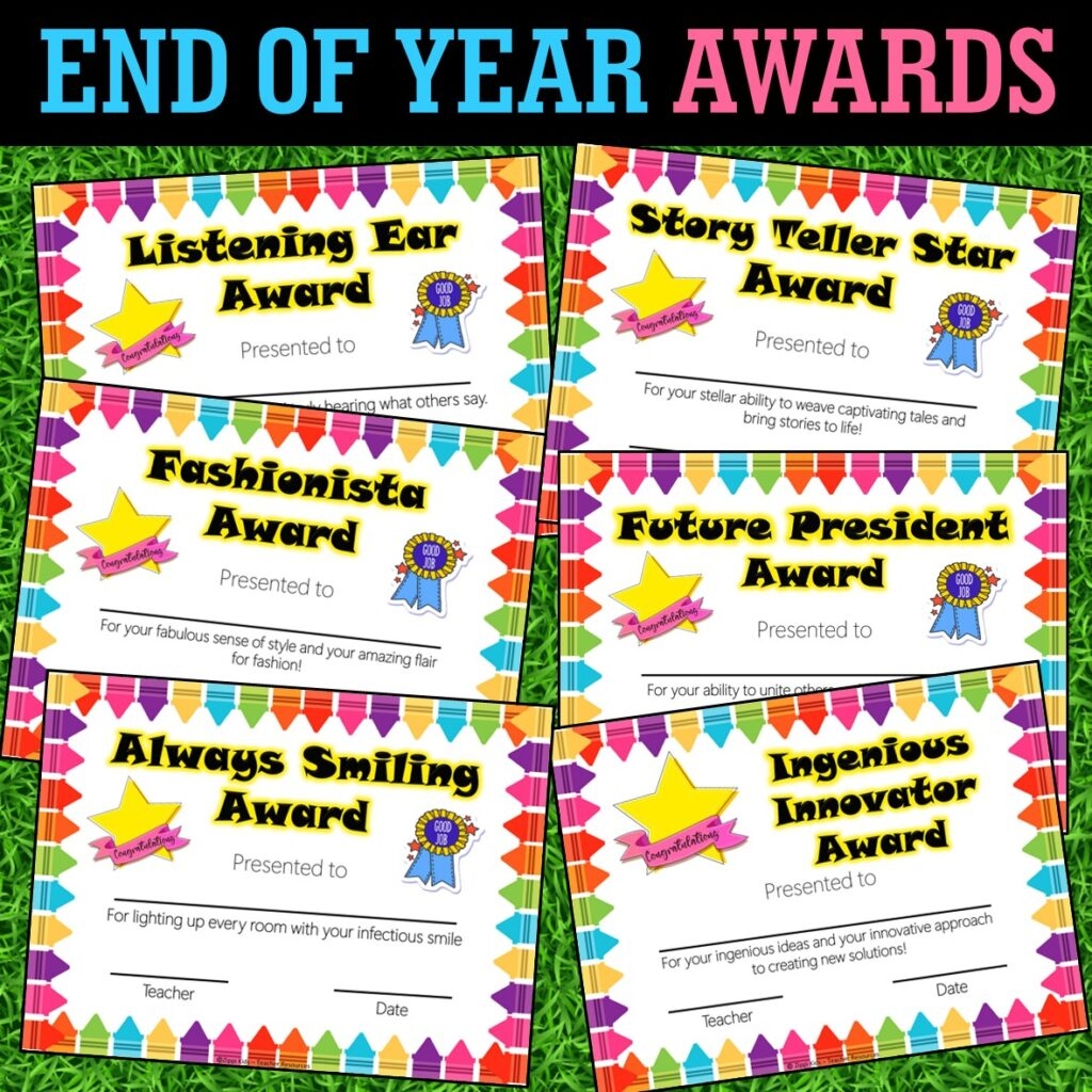End Of The Year Awards Certificates For Graduation Zippi Kids End Of The Year Awards Certificates For Graduation Zippi Kids