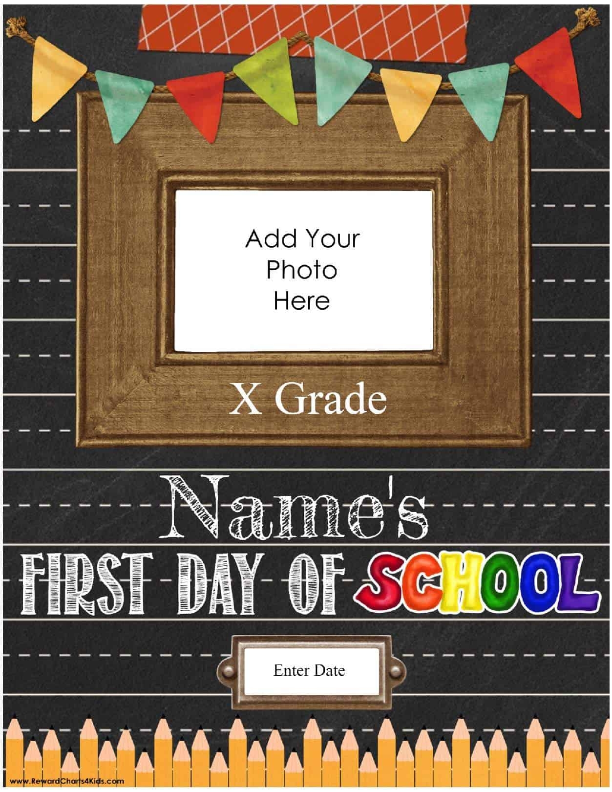 First Week Of School Certificate Printable