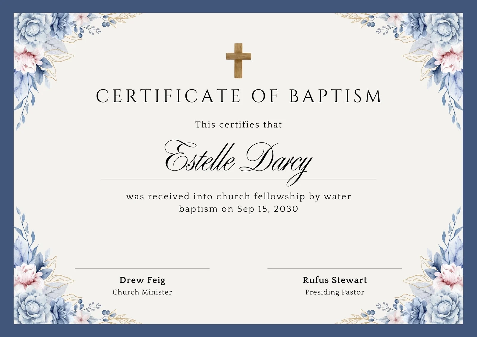 Free And Customizable Baptism Templates Canva Free And Customizable Baptism Templates Canva