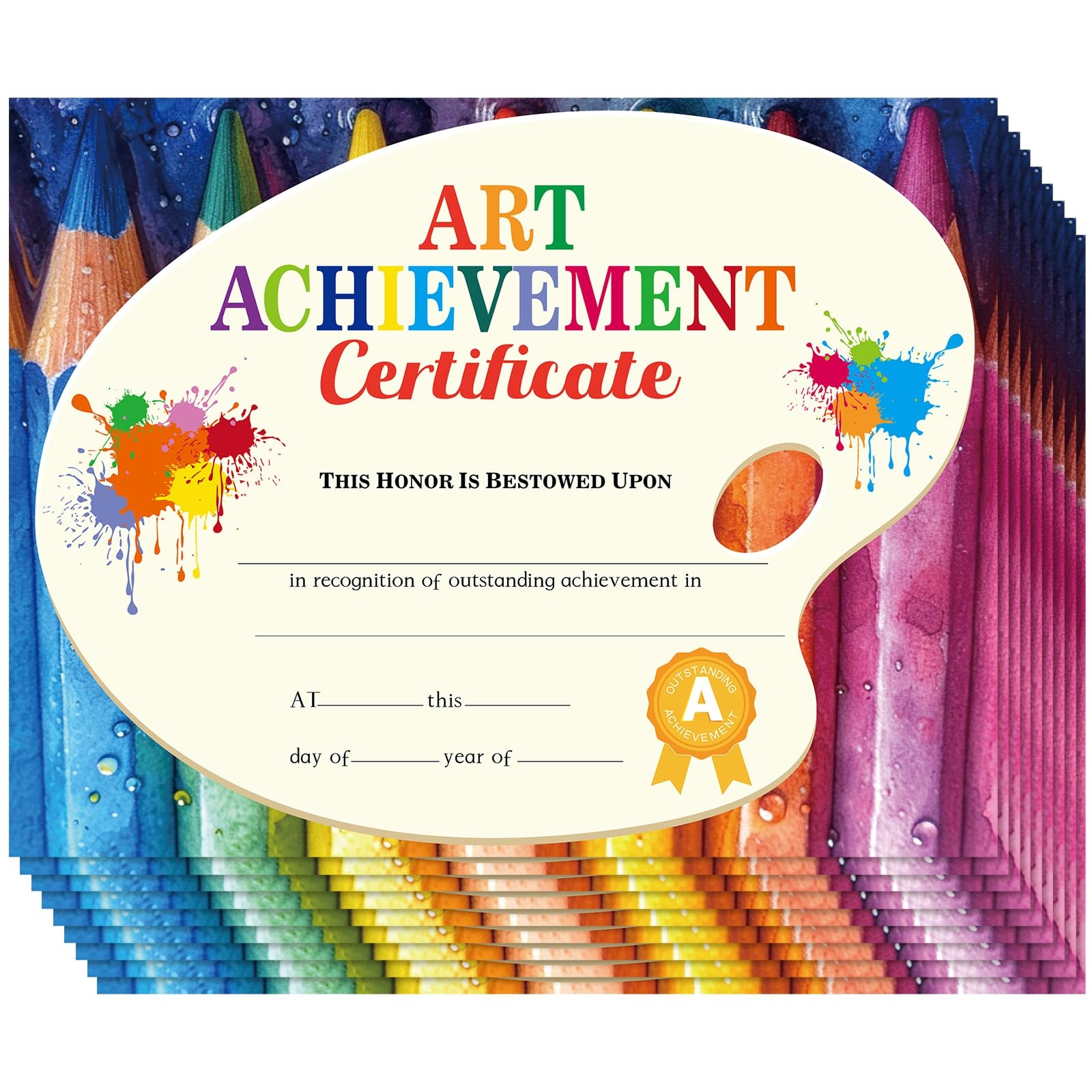 Free Printable Art Achievement Certificate Free Printable Art Achievement Certificate