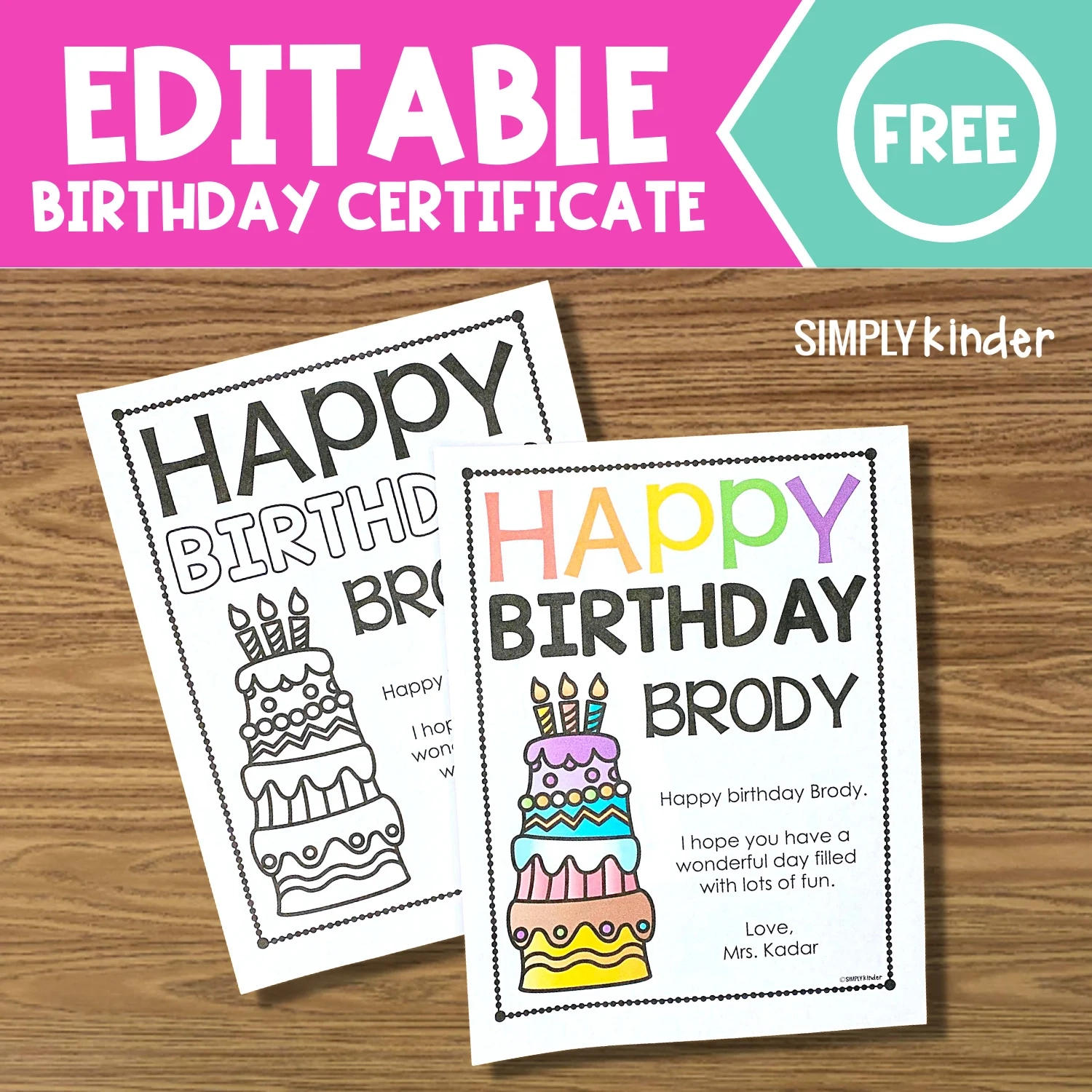 Free Printable Birthday Certificates Template Free Printable Birthday Certificates Template