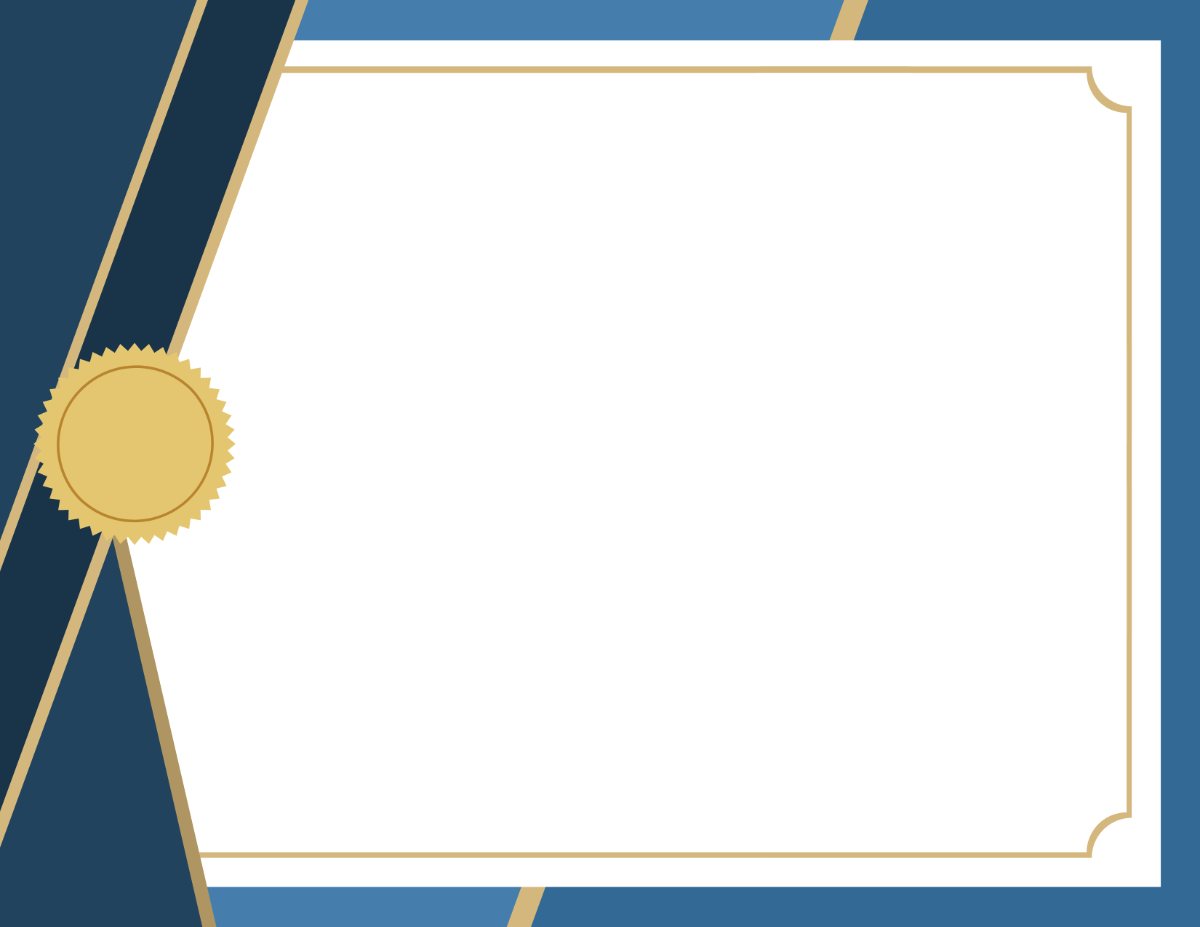 Free Blue Background Proof Of Work Certificate Template To Edit Online