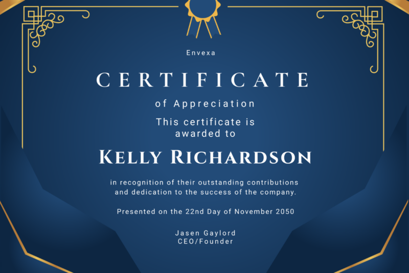 Free Certificate Templates Printable