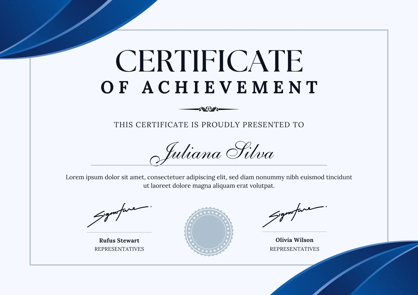 Printable Achievement Certificates Printable Achievement Certificates