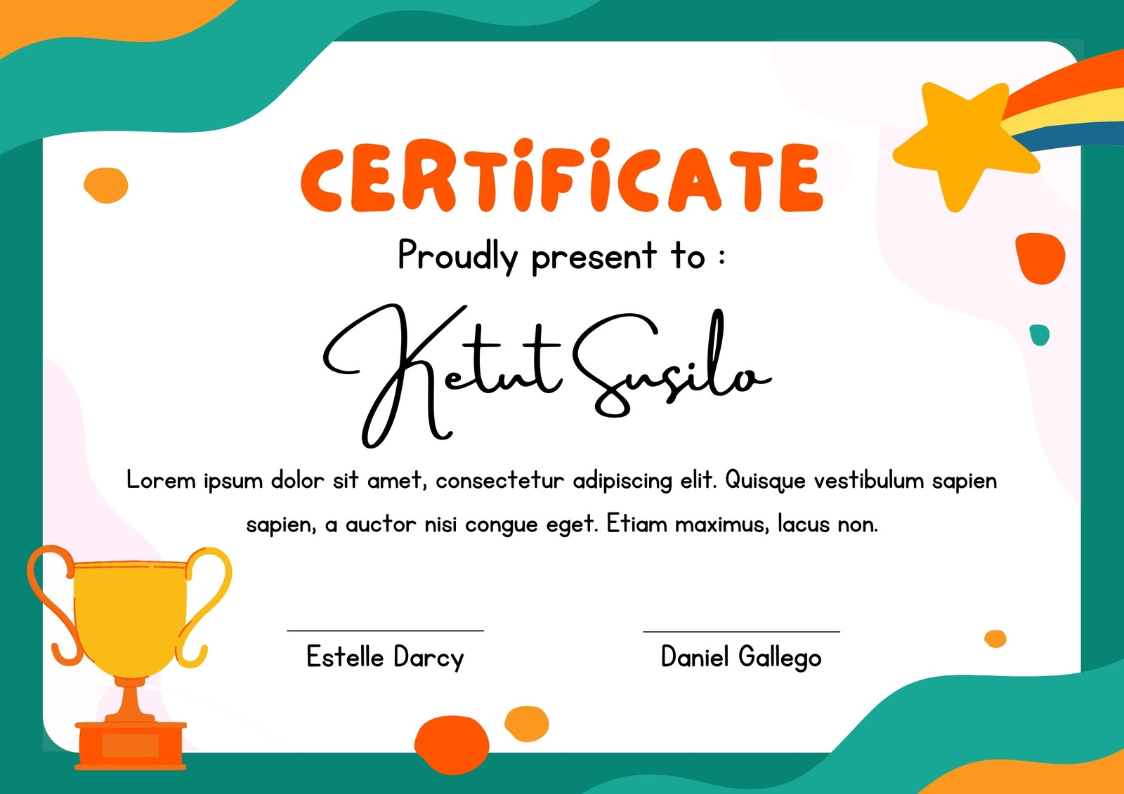 Free Fun Printable Certificate Templates Free Fun Printable Certificate Templates