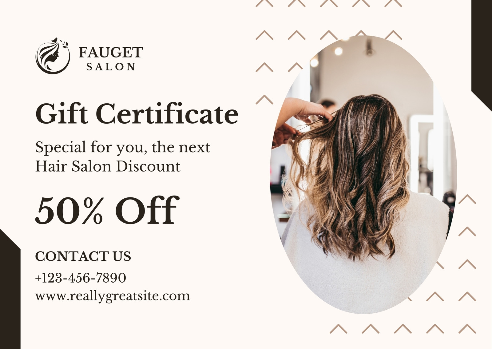 Free Custom Printable Hair Salon Gift Certificate Templates Canva Free Custom Printable Hair Salon Gift Certificate Templates Canva