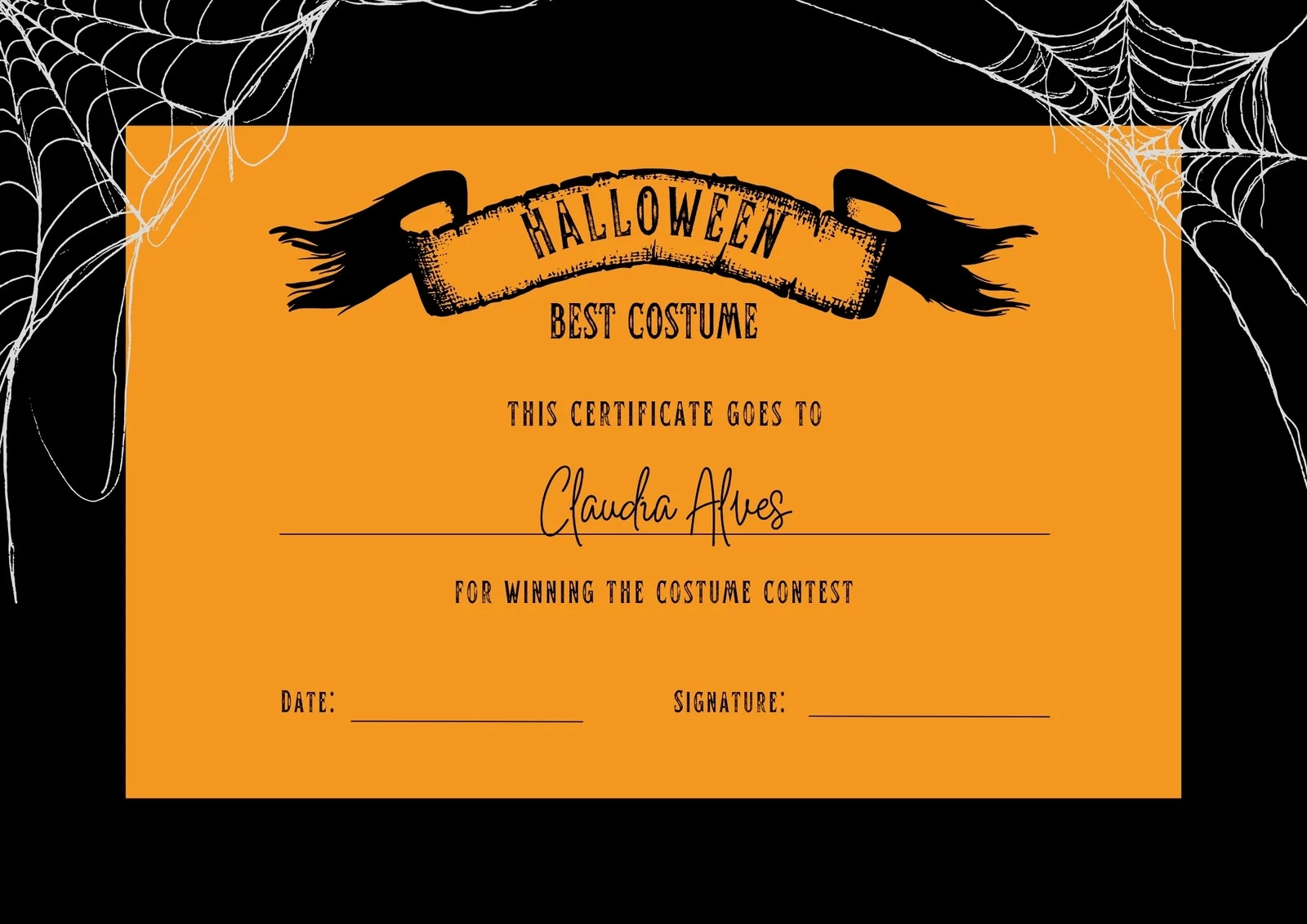 Halloween Certificates Printable Free Halloween Certificates Printable Free