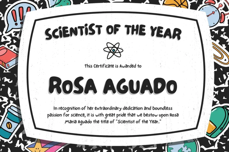 Free Printable Science Achievement Certificates